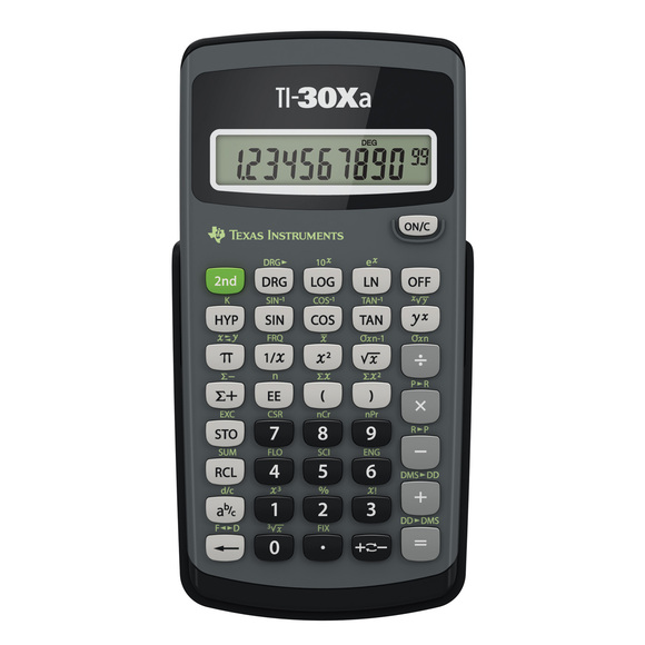 Texas Instruments TI-30Xa Scientific Calculator - Gray - Picture 1 of 1